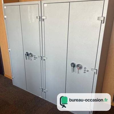 Armoire forte d'occasion 2 portes : classe S1 et anti-feu LFS 30P
