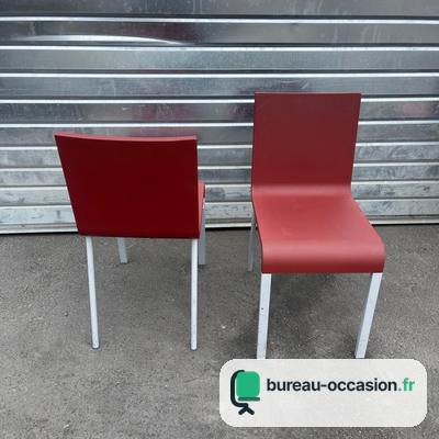 Chaise .03 Maarten Van Severen d'occasion, coque rouge