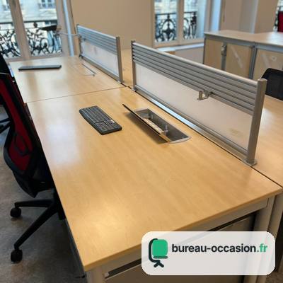 Postes en bench d'occasion : érable, voile de fond et écran à lames