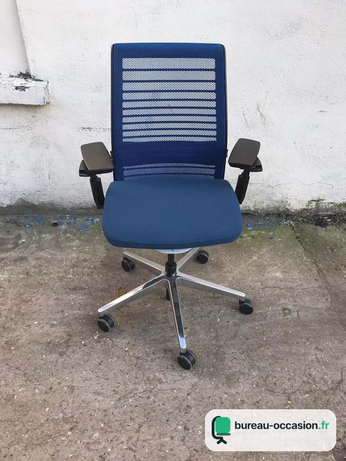 Steelcase Think d'occasion : dossier à lamelles, assise colorée